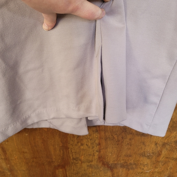 Stoosh dusty pink unlined one button tunic length stretch blazer vented XL - Picture 7 of 7